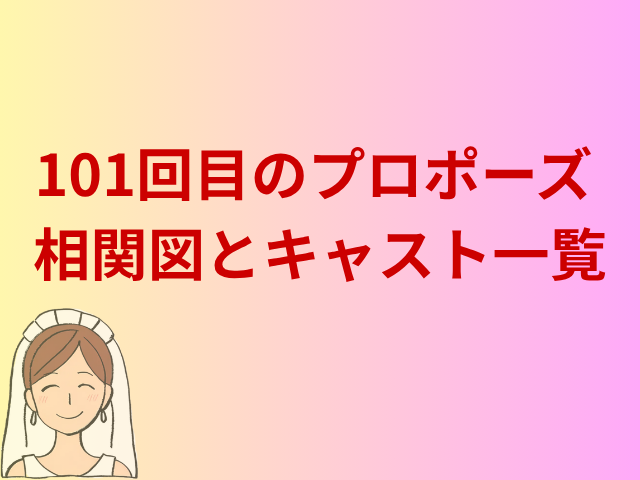 101回目のプロポーズ 相関図とキャスト一覧